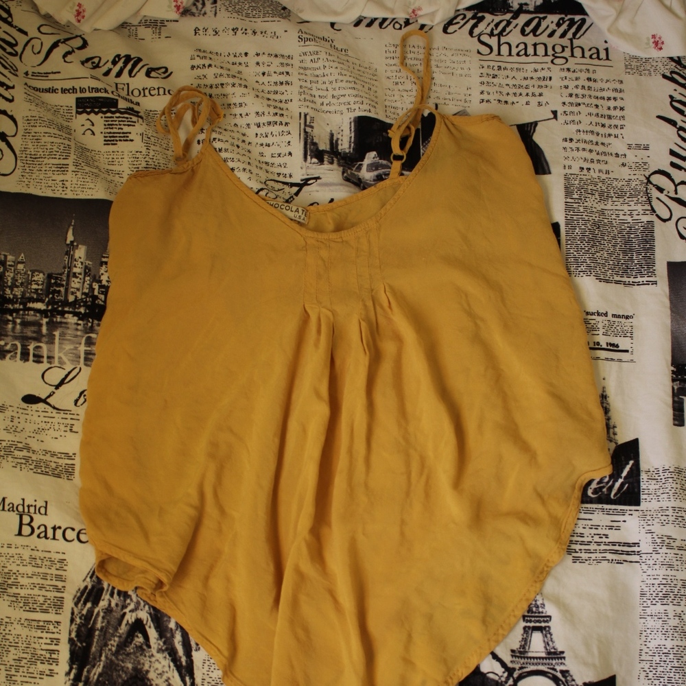 Sheer tank top